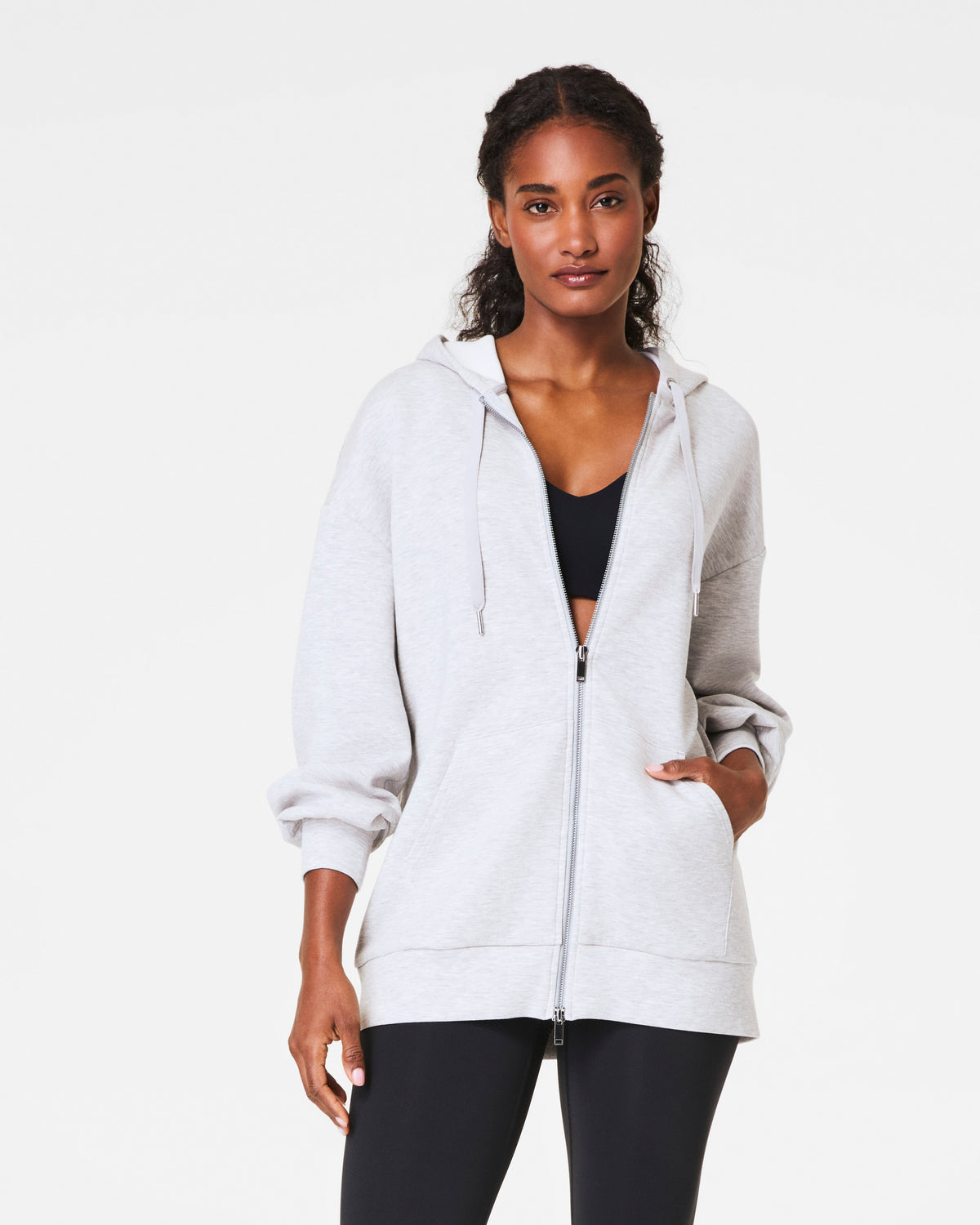 SPANTS® AirEssentials Brushed Full Zip Hoodie, Heathered